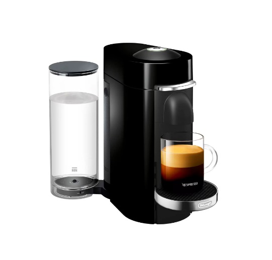 Кофеварка Delonghi Nespresso ENV155.B капсульная черный