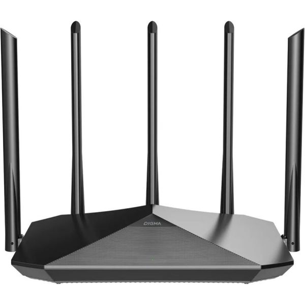 Wi-Fi роутер Digma DWR-AX1501 AX1500 черный